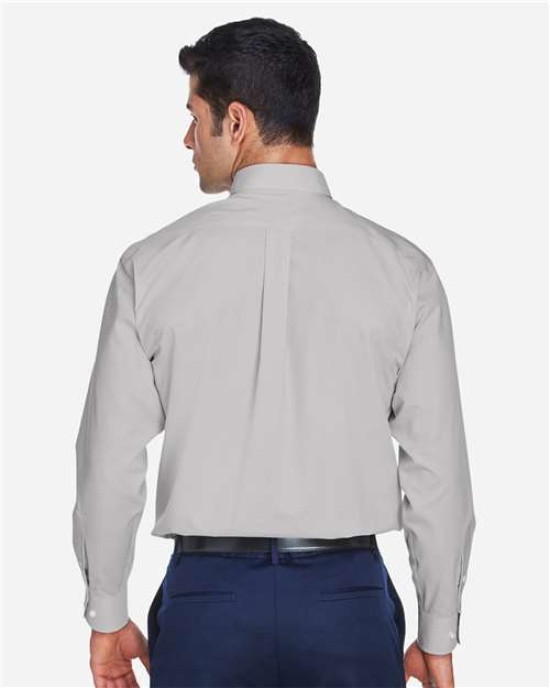 Men's Crown Collection® Broadcloth Woven Dress Shirt