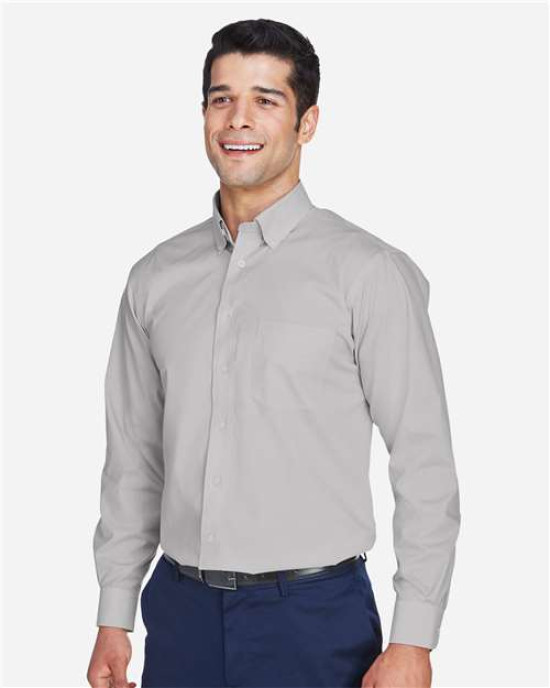 Men's Crown Collection® Broadcloth Woven Dress Shirt