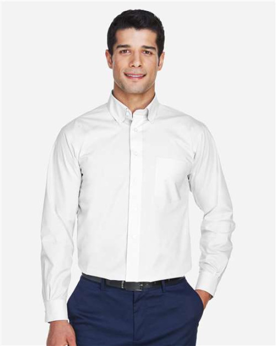 Men's Crown Collection® Broadcloth Woven Dress Shirt