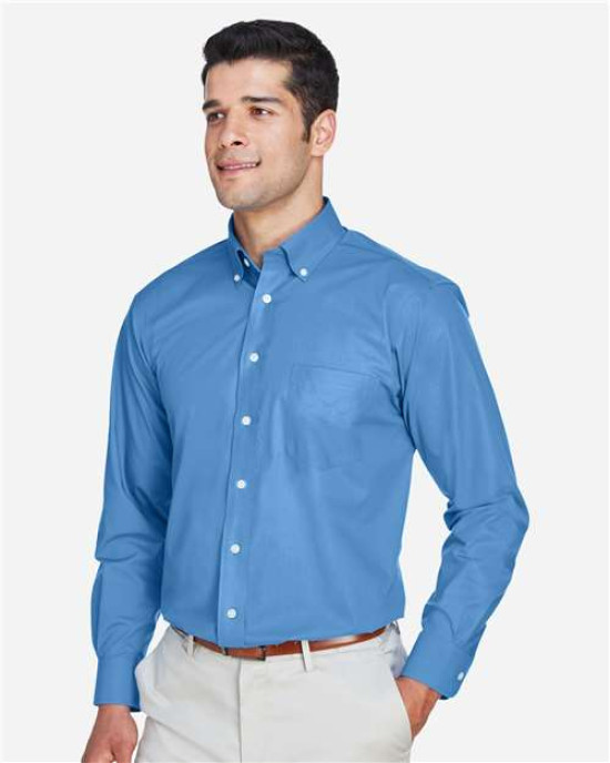 Men's Tall Crown Collection® Broadcloth Woven Dress Shirt