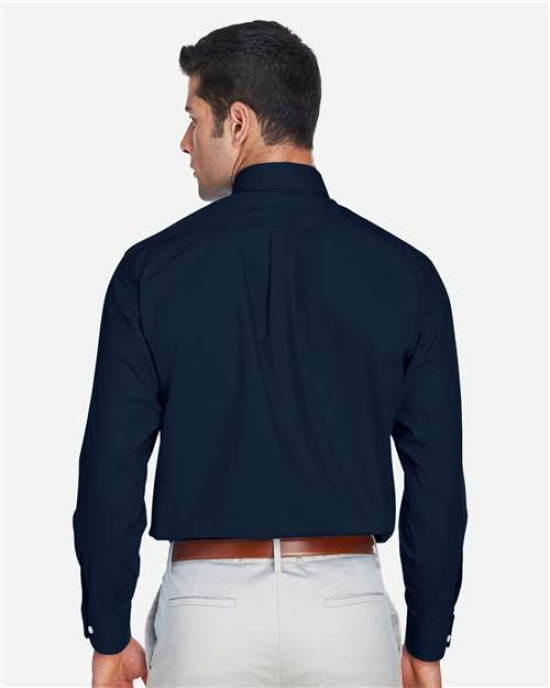 Men's Tall Crown Collection® Broadcloth Woven Dress Shirt