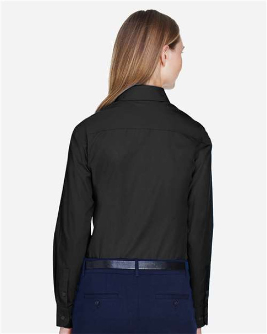 Women's Crown Collection® Broadcloth Woven Dress Shirt