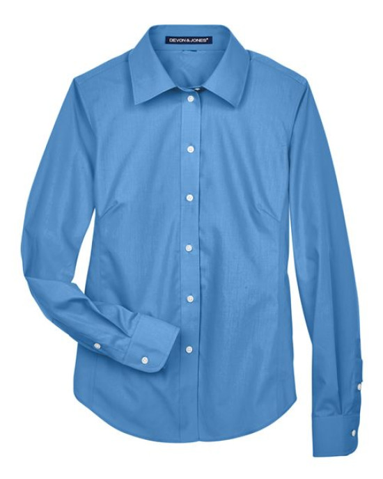 Women's Crown Collection® Broadcloth Woven Dress Shirt