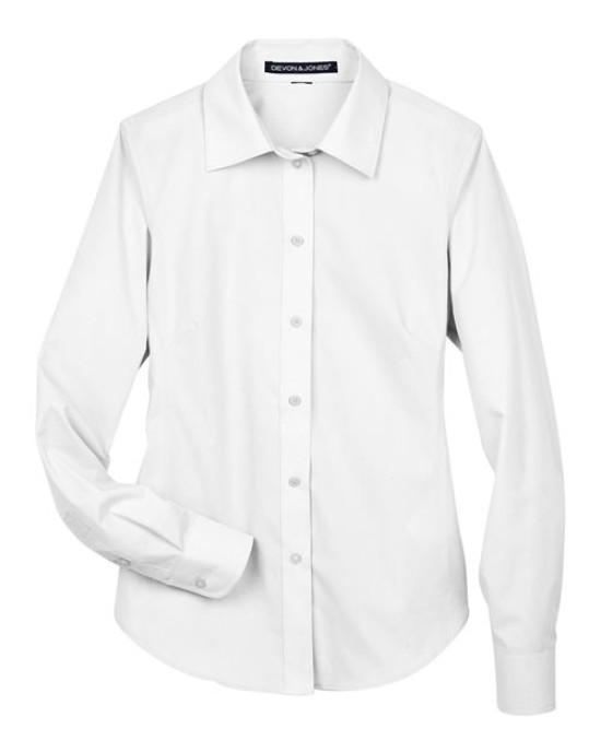 Women's Crown Collection® Broadcloth Woven Dress Shirt