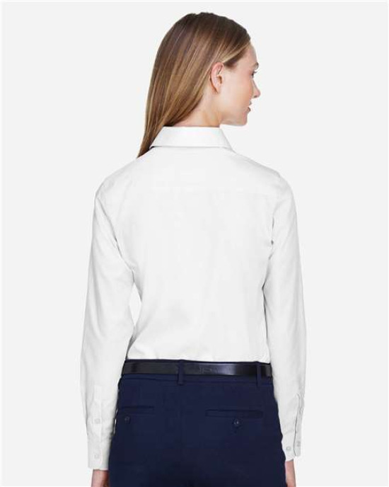 Women's Crown Collection® Broadcloth Woven Dress Shirt