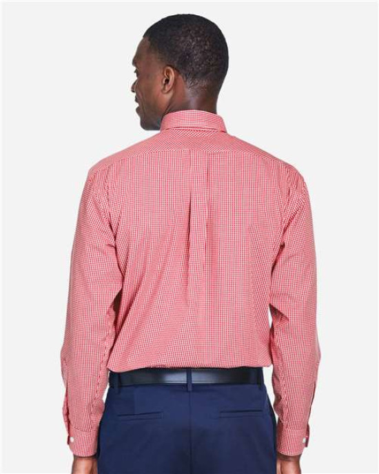 Men's Crown Collection® Gingham Check Woven Dress Shirt