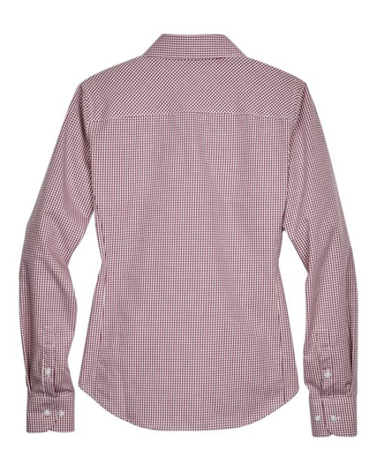 Women's Crown Collection® Gingham Check Woven Dress Shirt