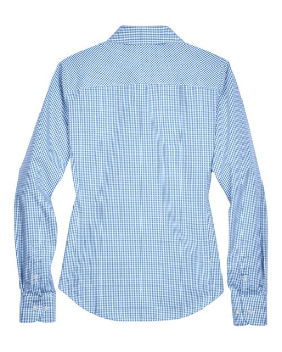 Women's Crown Collection® Gingham Check Woven Dress Shirt