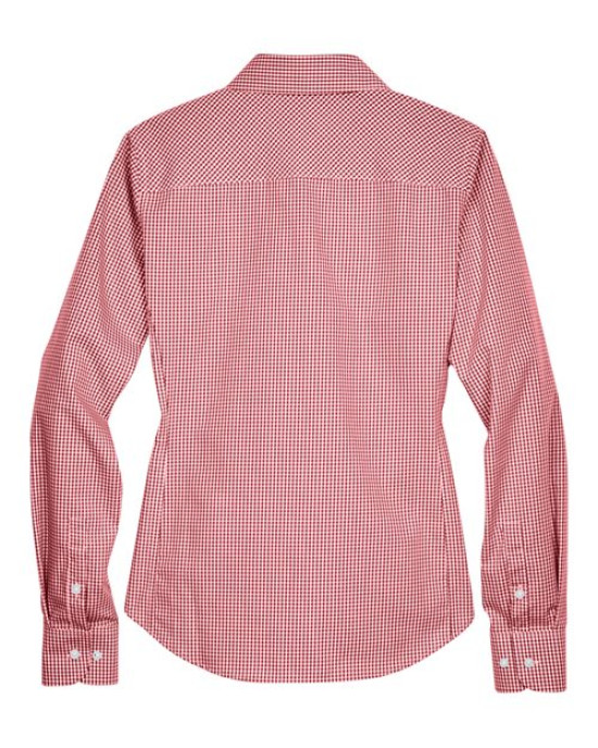 Women's Crown Collection® Gingham Check Woven Dress Shirt