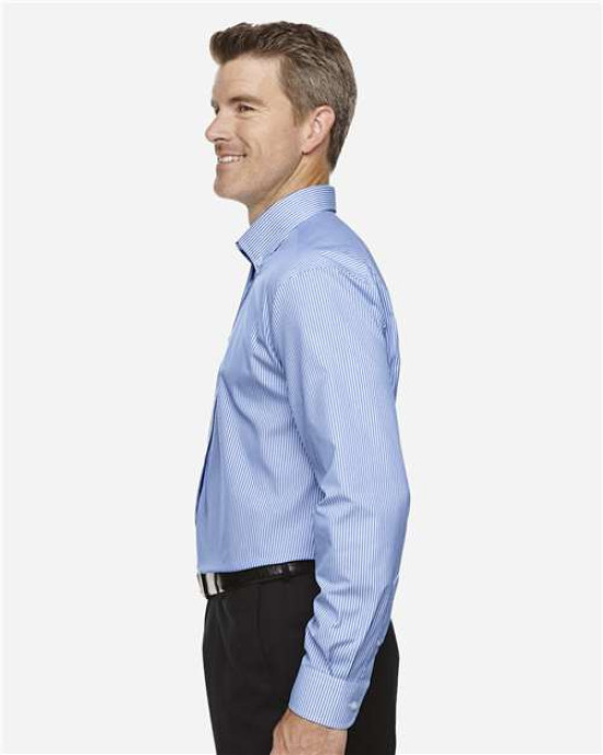 Men's Crown Collection® Banker Stripe Woven Dress Shirt