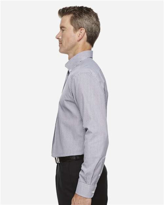 Men's Crown Collection® Banker Stripe Woven Dress Shirt