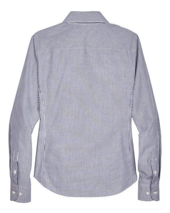 Women's Crown Collection® Banker Stripe Woven Dress Shirt