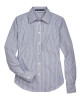 Women's Crown Collection® Banker Stripe Woven Dress Shirt