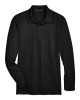 Men's CrownLux Performance® Plaited Long Sleeve Polo