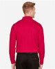 Men's CrownLux Performance® Plaited Long Sleeve Polo