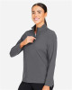 Women's CrownLux Performance® Windsor Welded Quarter-Zip Pullover