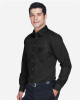 Men's Tall Crown Collection® Solid Stretch Twill Woven Dress Shirt