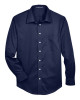 Men's Tall Crown Collection® Solid Stretch Twill Woven Dress Shirt
