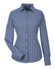 Women's CrownLux Performance® Tonal Mini Check Woven Dress Shirt