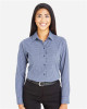 Women's CrownLux Performance® Tonal Mini Check Woven Dress Shirt