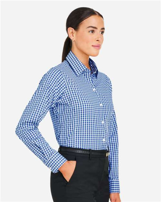 Women's CrownLux Performance® Gingham Dress Shirt