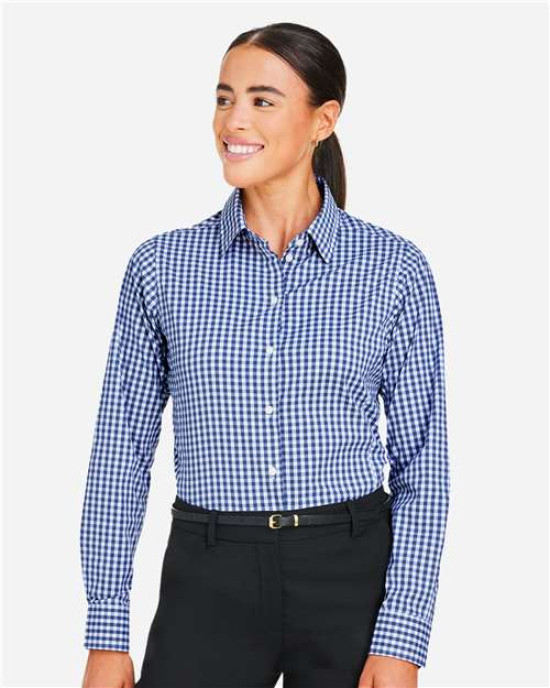 Women's CrownLux Performance® Gingham Dress Shirt