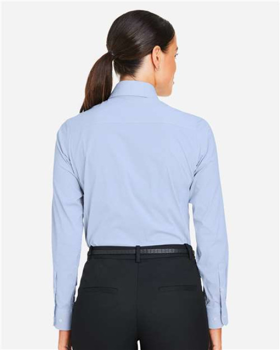 Women's CrownLux Performance® Microstripe Dress Shirt