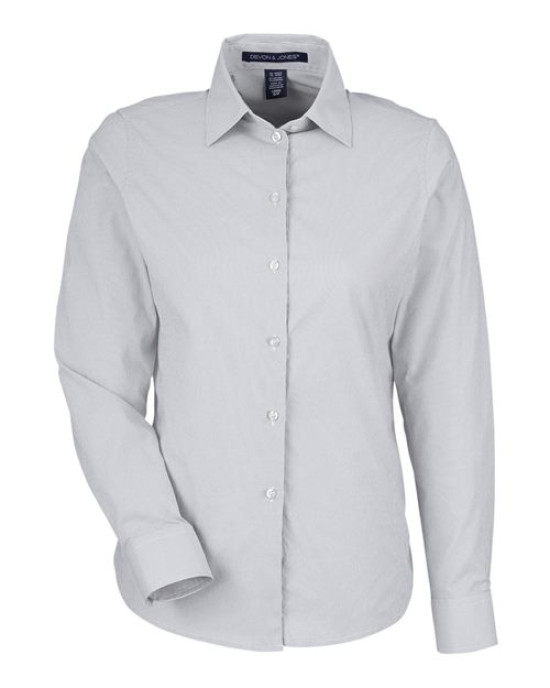 Women's CrownLux Performance® Microstripe Dress Shirt