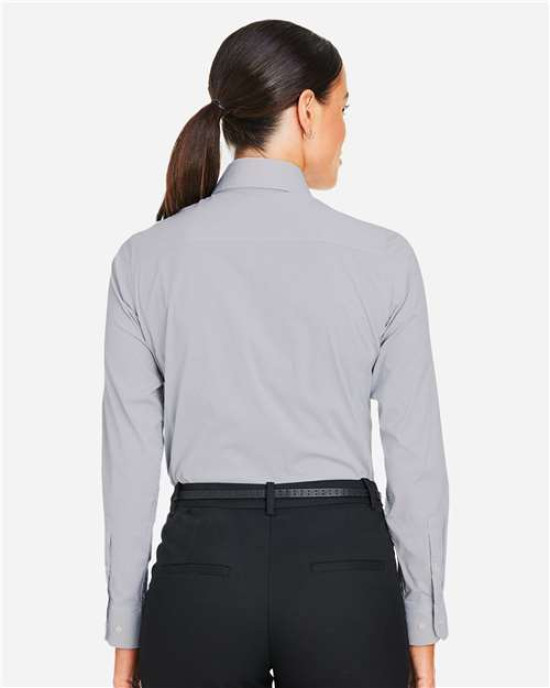 Women's CrownLux Performance® Microstripe Dress Shirt