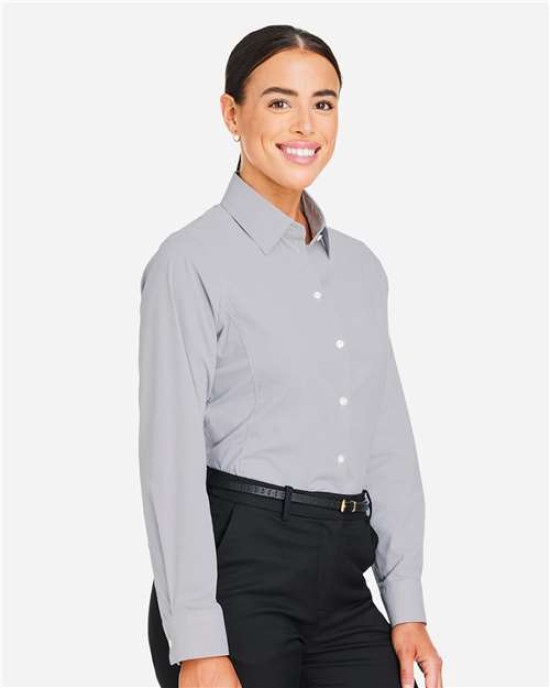 Women's CrownLux Performance® Microstripe Dress Shirt