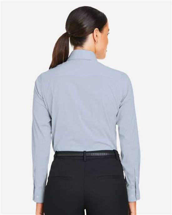 Women's CrownLux Performance® Microstripe Dress Shirt