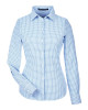 Women's CrownLux Performance® Micro Windowpane Woven Dress Shirt