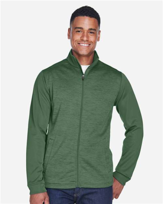 Men's Newbury Colorblock Mélange Fleece Full-Zip jacket