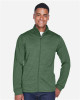 Men's Newbury Colorblock Mélange Fleece Full-Zip jacket