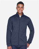 Men's Newbury Colorblock Mélange Fleece Full-Zip jacket