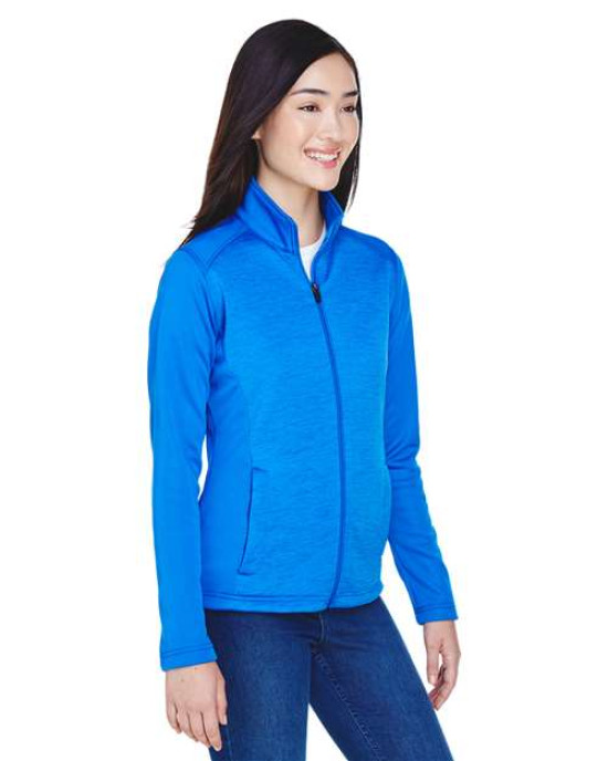 Women's Newbury Colorblock Mélange Fleece Full-Zip Jacket