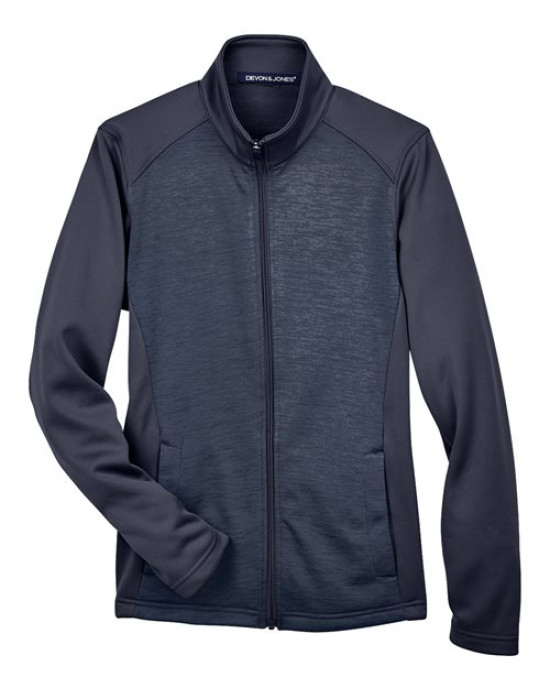Women's Newbury Colorblock Mélange Fleece Full-Zip Jacket