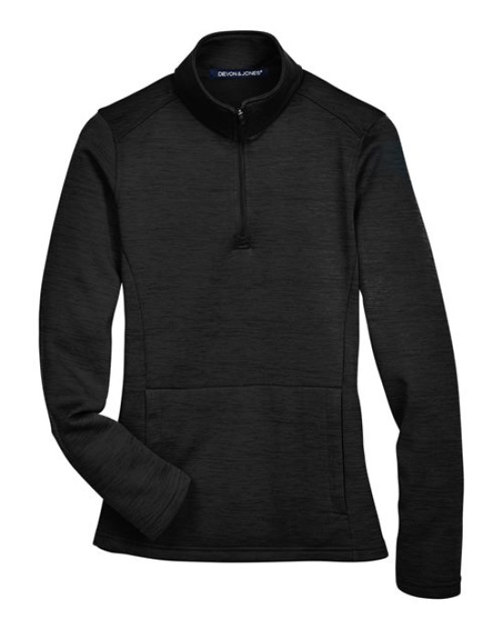 Women's Newbury Mélange Fleece Quarter-Zip Pullover