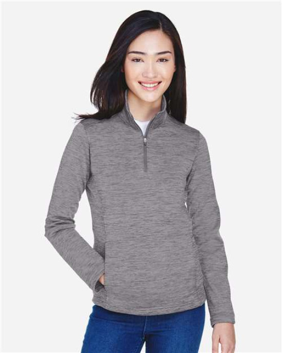 Women's Newbury Mélange Fleece Quarter-Zip Pullover