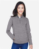 Women's Newbury Mélange Fleece Quarter-Zip Pullover