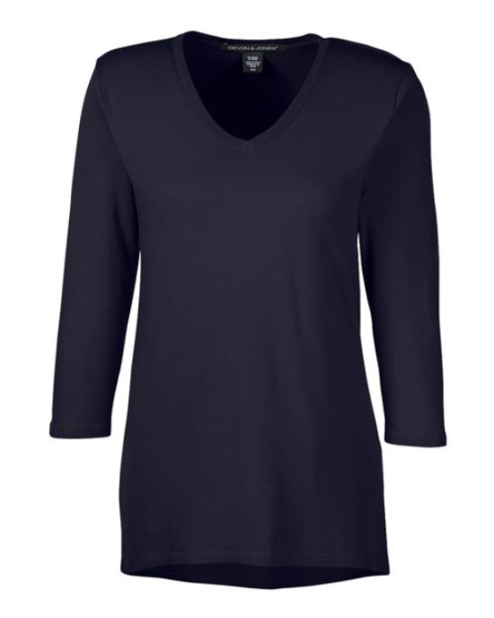 Women's Perfect Fit™ Bracelet-Length V-Neck Top