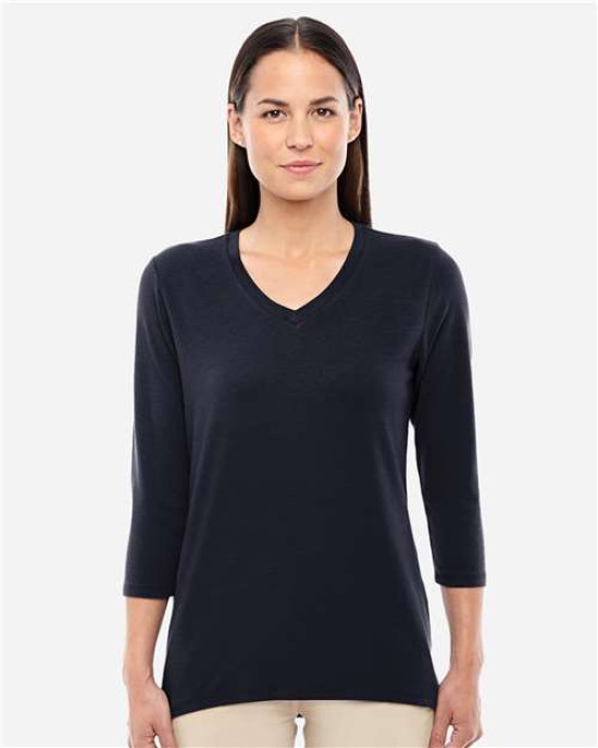 Women's Perfect Fit™ Bracelet-Length V-Neck Top