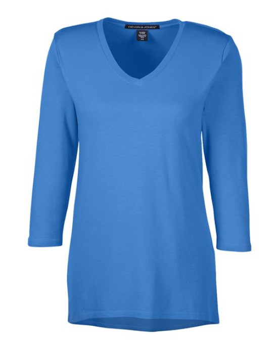 Women's Perfect Fit™ Bracelet-Length V-Neck Top