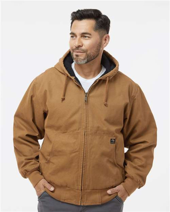 Men's Cheyenne Boulder Cloth™ Hooded Jacket with Tricot Quilt Lining